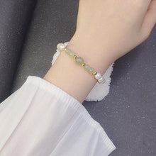 Natural Freshwater Pearl & Hetian Jade Bracelet – Elegance in Every Detail
