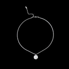 Titanium steel simple temperament baroque pearl necklace jewelry