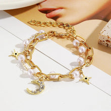 Celestially Blessed Moon & Star Bracelet Duo - Baroqueluck