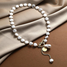 Balanced Fortune Flat Baroque Pearl Necklace - Baroqueluck