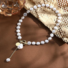 Balanced Fortune Flat Baroque Pearl Necklace - Baroqueluck