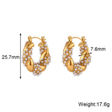 Gold Swirl Baroque Pearl Drop Earrings – Artistic Elegance