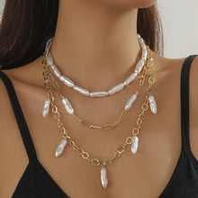 Set of Three Delicate Baroque Pearl Layering Necklaces - Baroqueluck