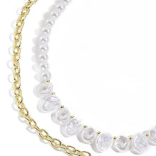 Triumphant Tidings Layered Necklace Set with Baroque Pearls - Baroqueluck