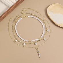 Cascading Celestial Fortune Layered Necklace Trio - Baroqueluck