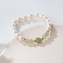 Natural Freshwater Pearl & Hetian Jade Bracelet – Elegance in Every Detail