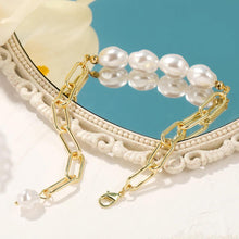 Four Corners Luck Gold Pearl Bracelet - Baroqueluck