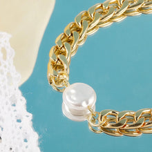 Grounded Luck Gold Chain & Pearl Bracelet - Baroqueluck