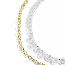 Triumphant Tidings Layered Necklace Set with Baroque Pearls - Baroqueluck