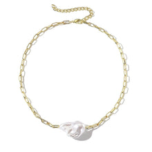 Singularly Captivating Baroque Pearl Chunky Necklace - Baroqueluck