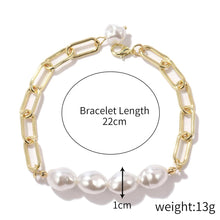 Four Corners Luck Gold Pearl Bracelet - Baroqueluck