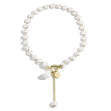 Balanced Fortune Flat Baroque Pearl Necklace - Baroqueluck