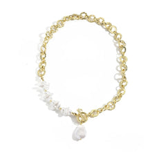 Tearfully Blessed Single Baroque Pearl Chunky Necklace - Baroqueluck