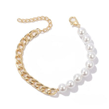 Dual Luck Gold Chain & Pearl Bracelet - Baroqueluck