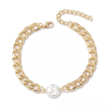 Grounded Luck Gold Chain & Pearl Bracelet - Baroqueluck