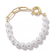 Lucky Sailor Knot Pearl Bracelet - Baroqueluck